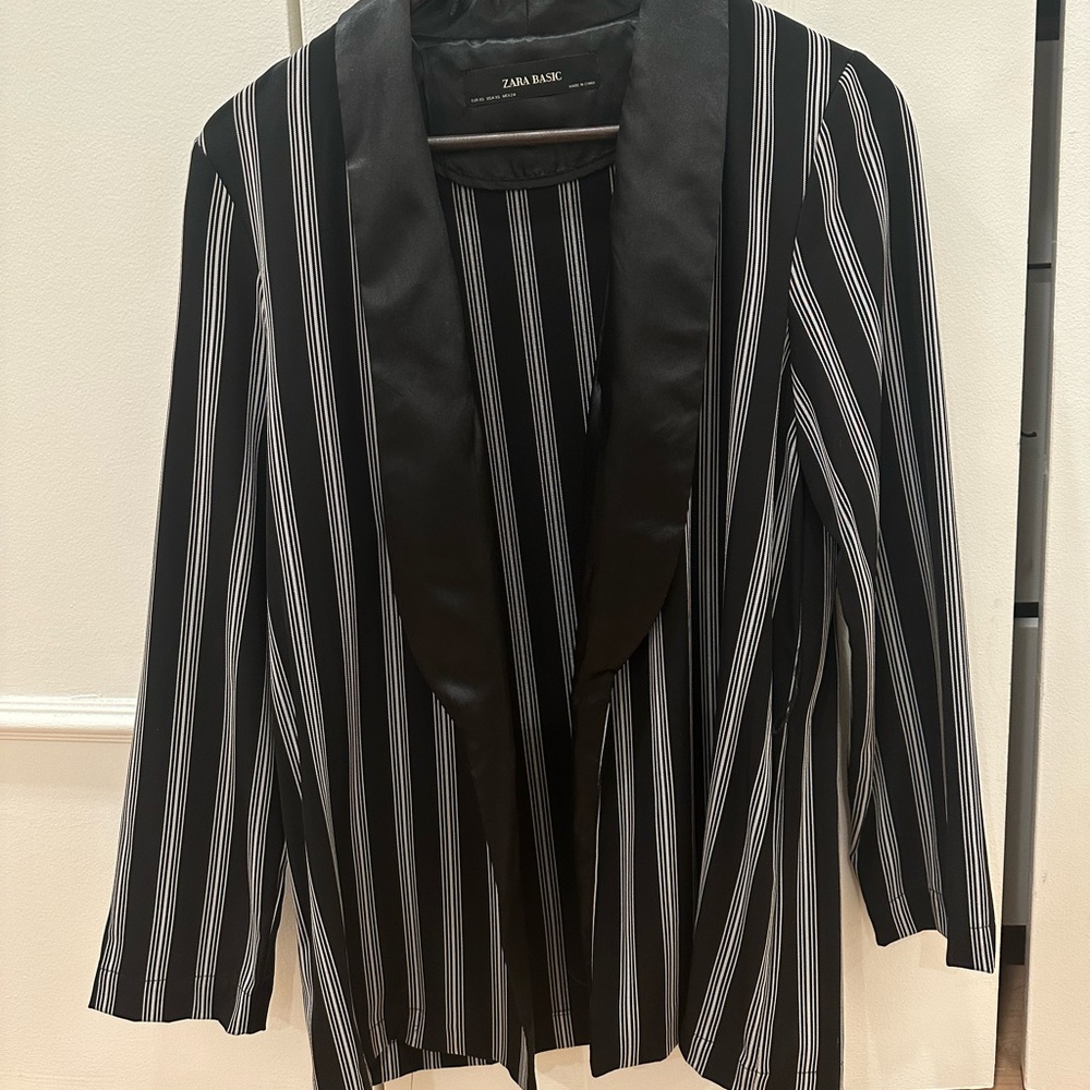 Zara Stripped Satin Top